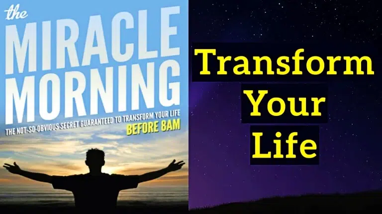 A summary of The Miracle Morning book that will transform your life