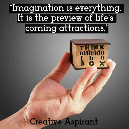 “Imagination is everything. It is the preview of life's coming attractions.”