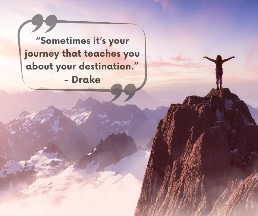 journey teaches destination