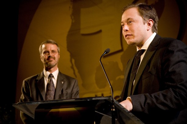Elon musk and Martin Eberhard