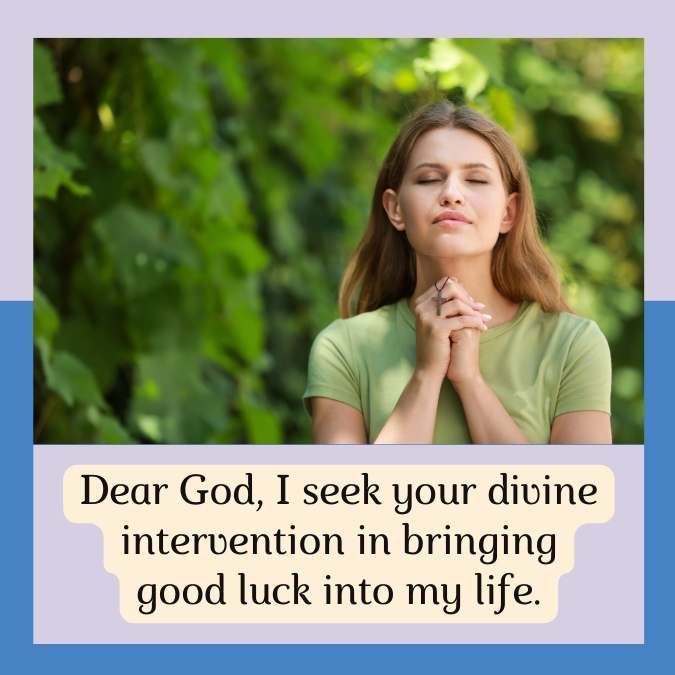 Prayer For Good Luck In My Life