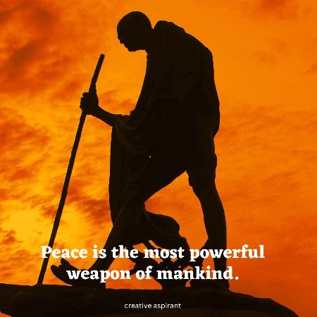 World Peace Quotes By Mahatma Gandhi