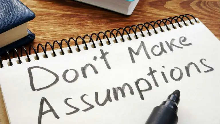Agreement 3 Don't Make Assumptions