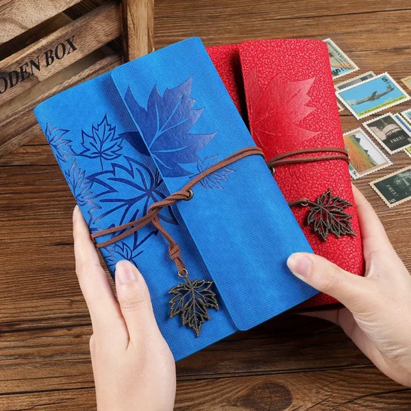 Vintage PU Leather Notebook - A5, A6, A7 Sizes | Journal & Sketchbook - Image 5