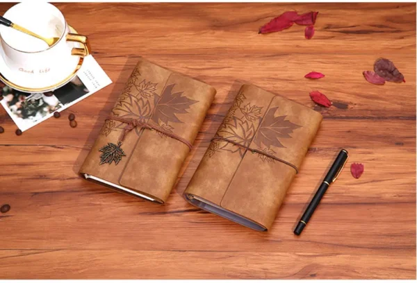 Vintage PU Leather Notebook - A5, A6, A7 Sizes | Journal & Sketchbook - Image 24