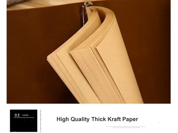 Vintage PU Leather Notebook - A5, A6, A7 Sizes | Journal & Sketchbook - Image 27