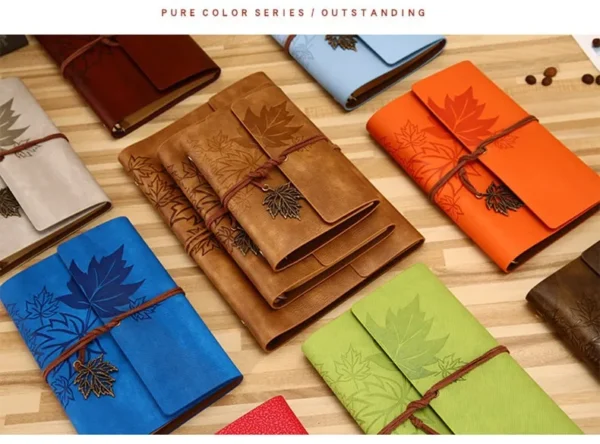 Vintage PU Leather Notebook - A5, A6, A7 Sizes | Journal & Sketchbook - Image 20
