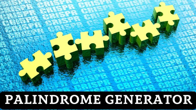 Palindrome Generator [FREE, No Login]