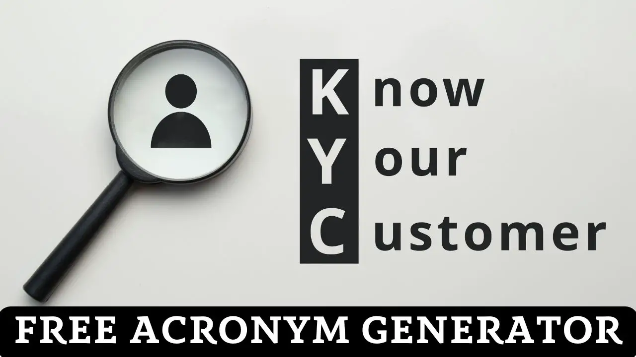 Free Acronym Generator