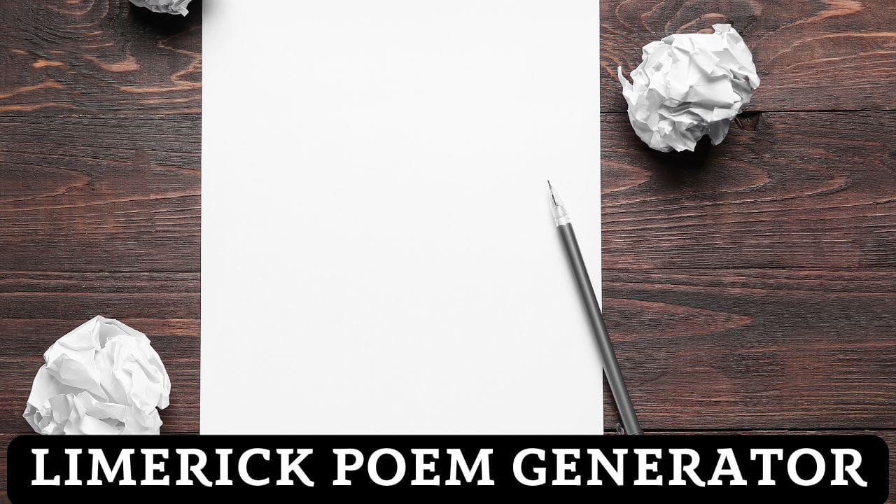 Limerick Poem Generator