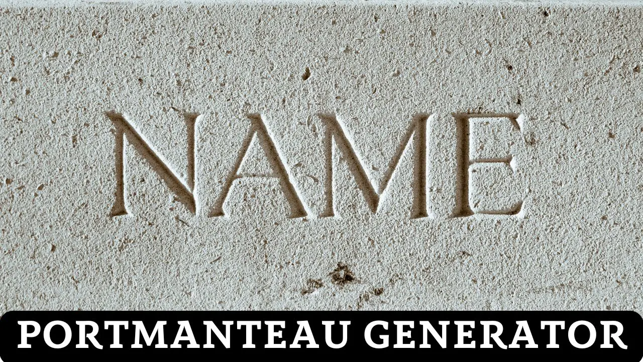 Portmanteau Generator