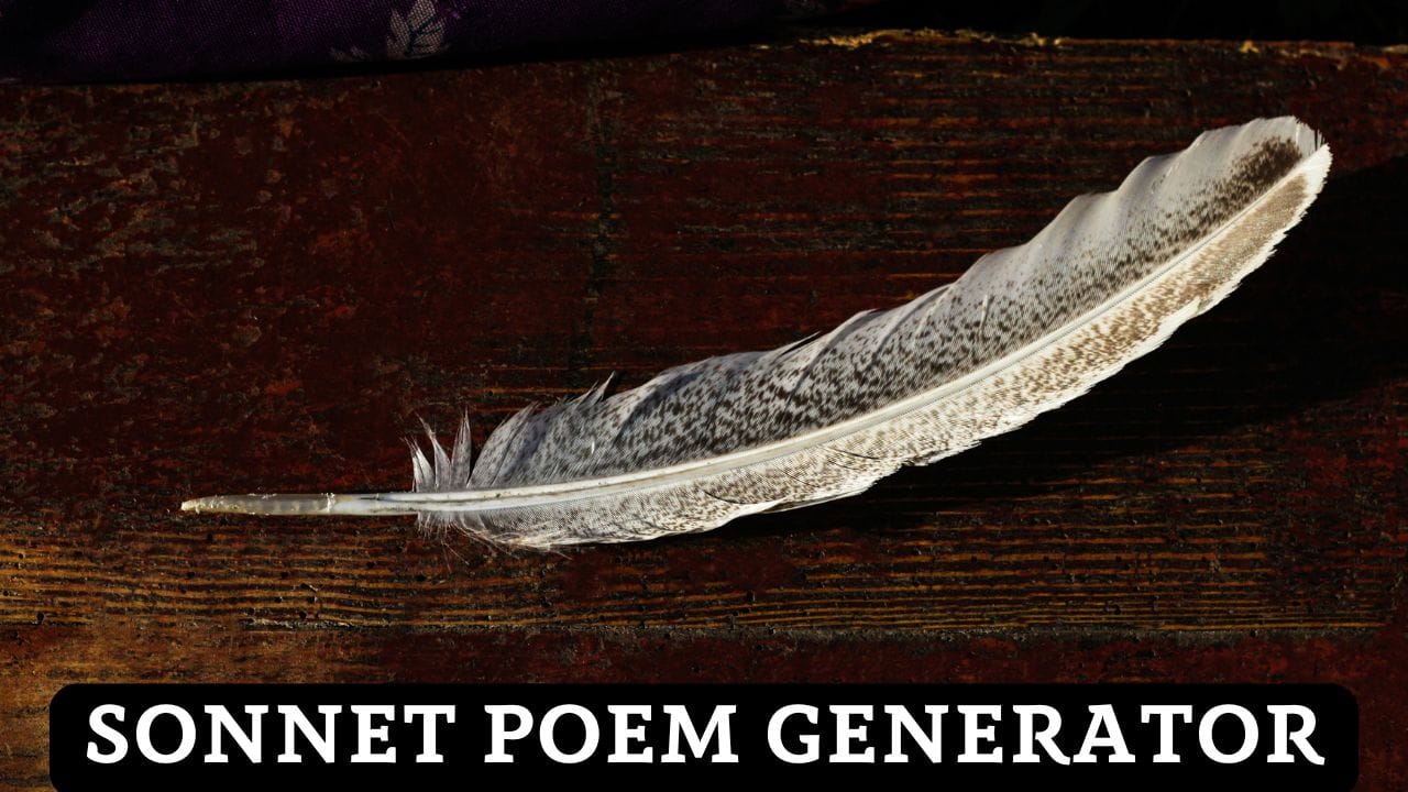 Sonnet Poem Generator