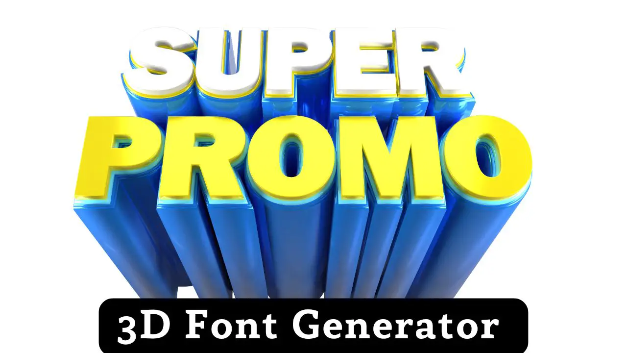 3D Font Generator