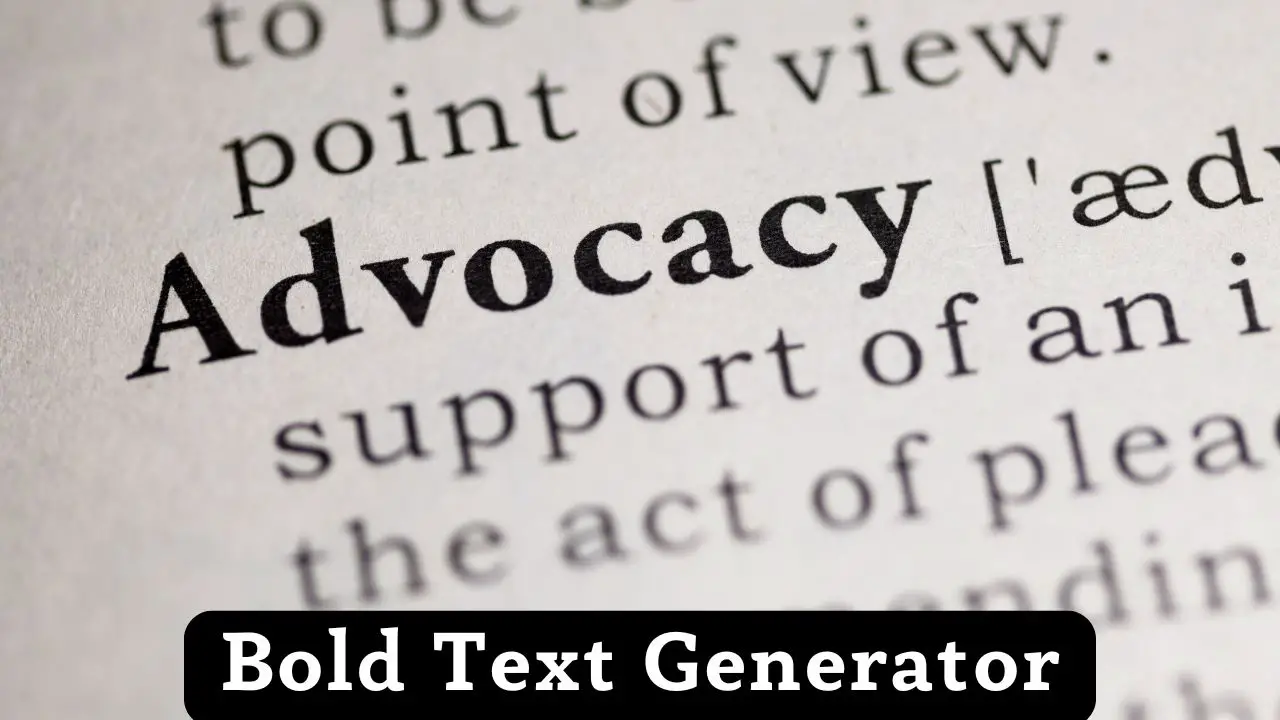 Bold Text Generator