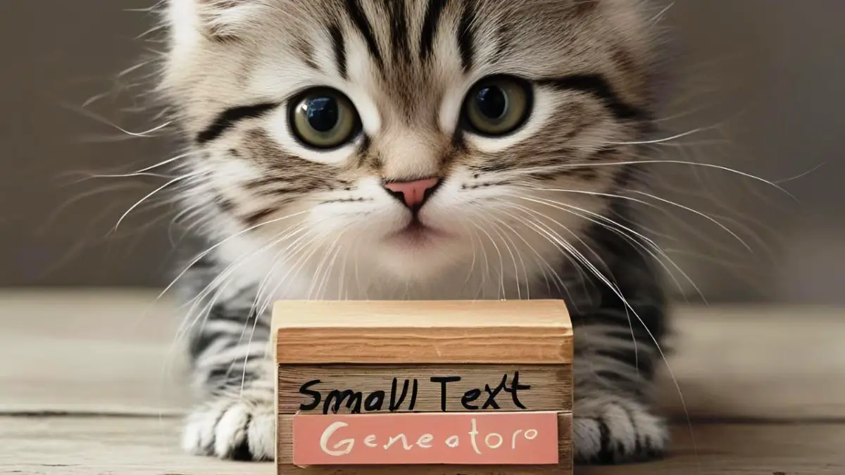 Small Text Generator