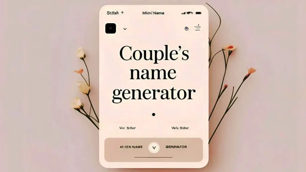 Couple Name Generator