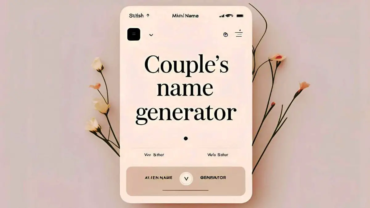 Couple Name Generator