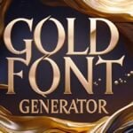 Gold Font Generator