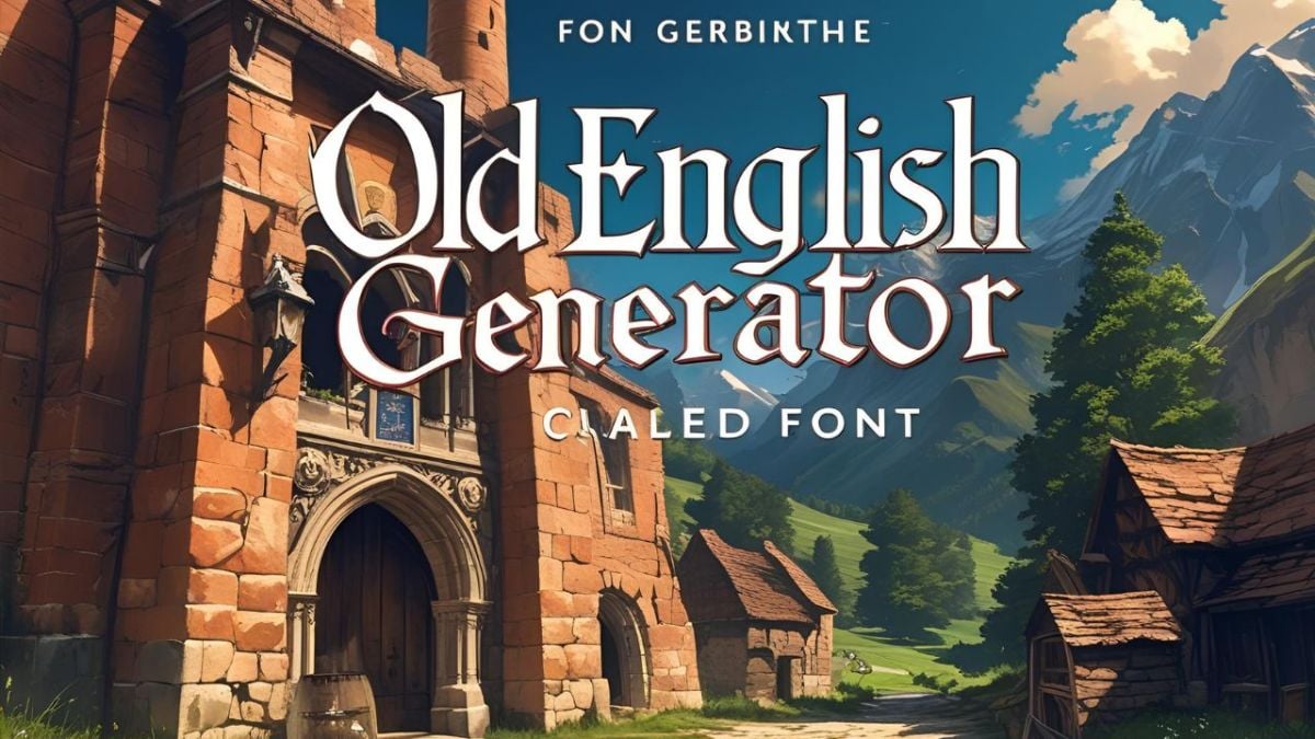 Old English Font Generator