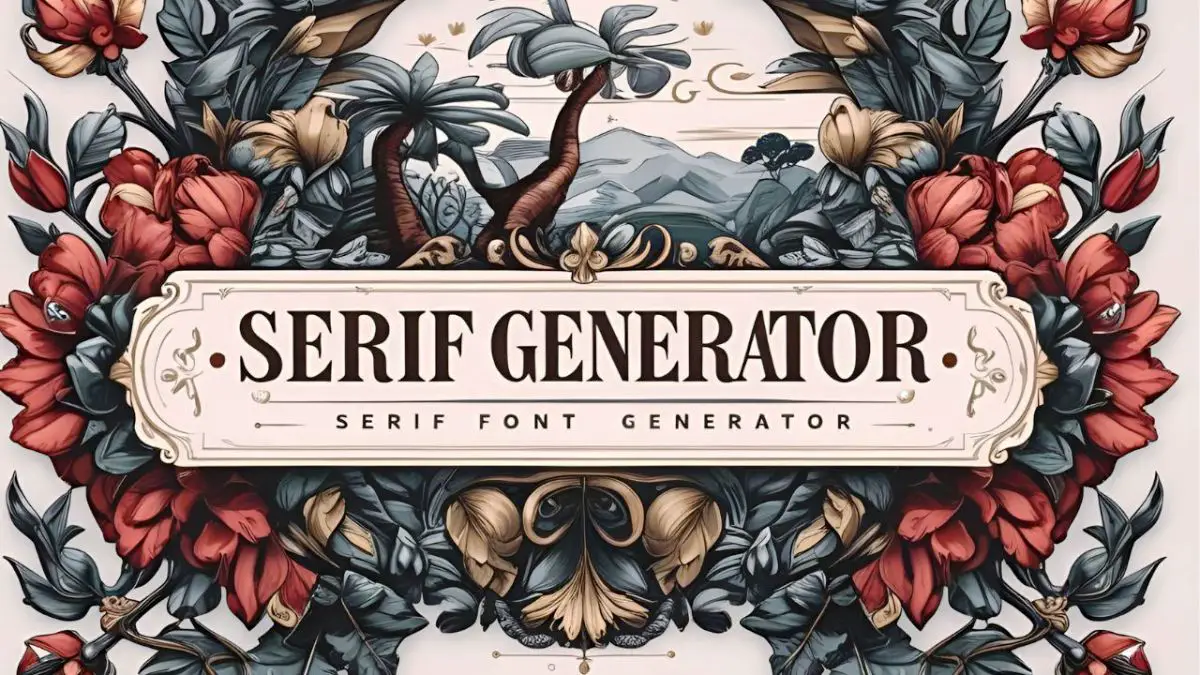 Serif Font Generator