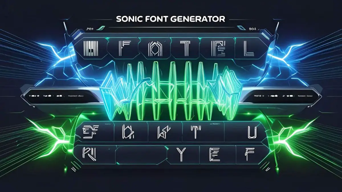 Sonic Font Generator
