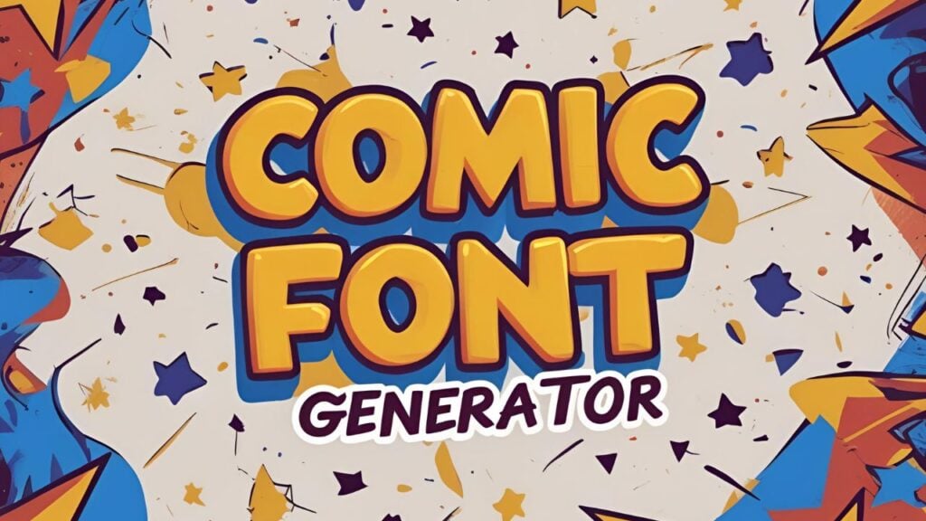 Comic Font Generator