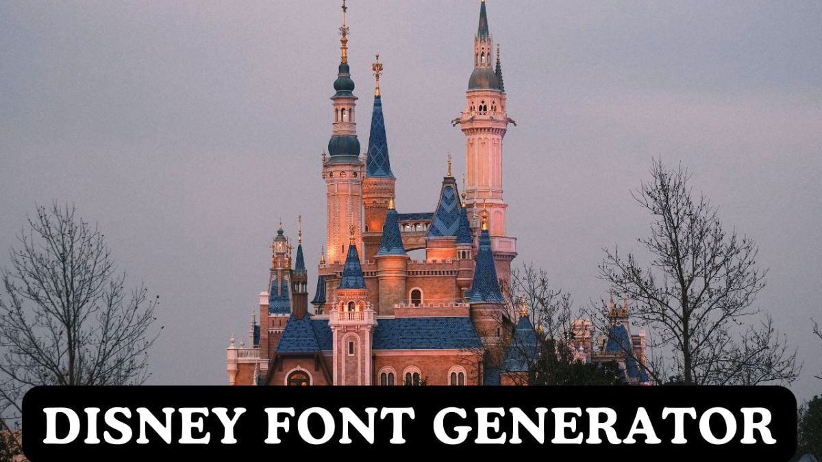 Disney Font Generator