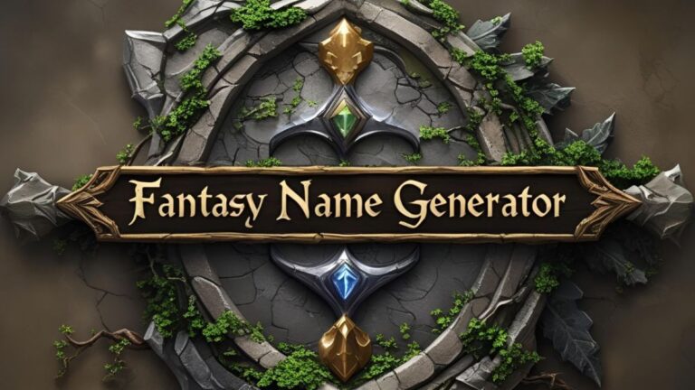 Fantasy Name Generator