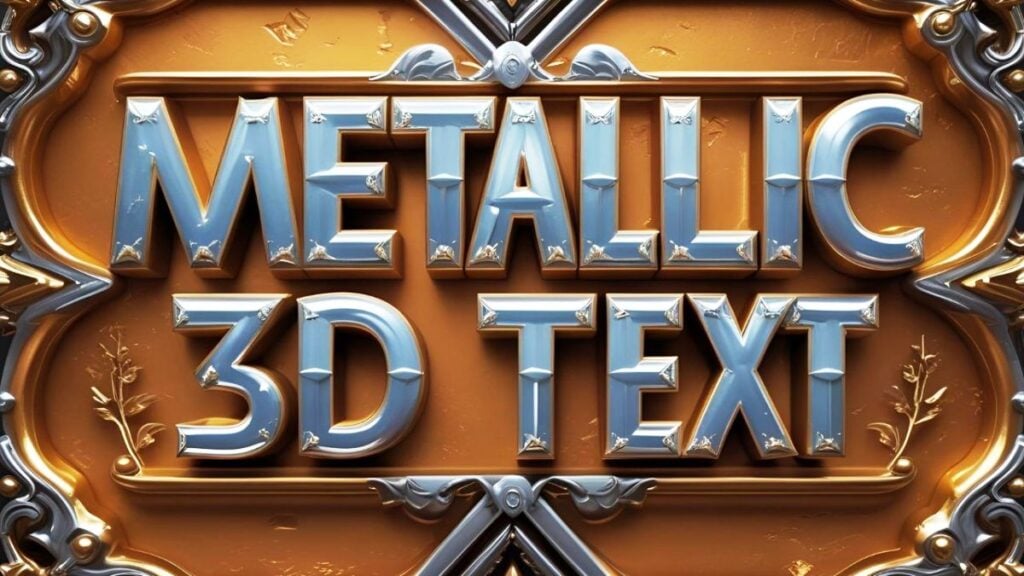 Metallic 3D Text Generator