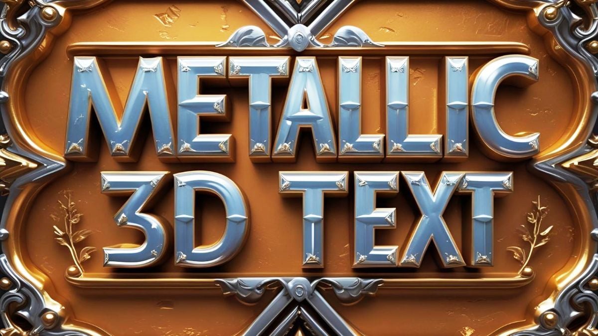 Metallic 3D Text Generator