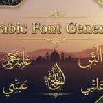 Arabic Font Generator