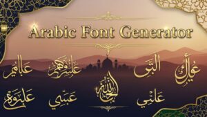 Arabic Font Generator (Copy & Paste)