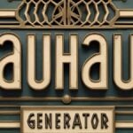 Bauhaus Font Generator