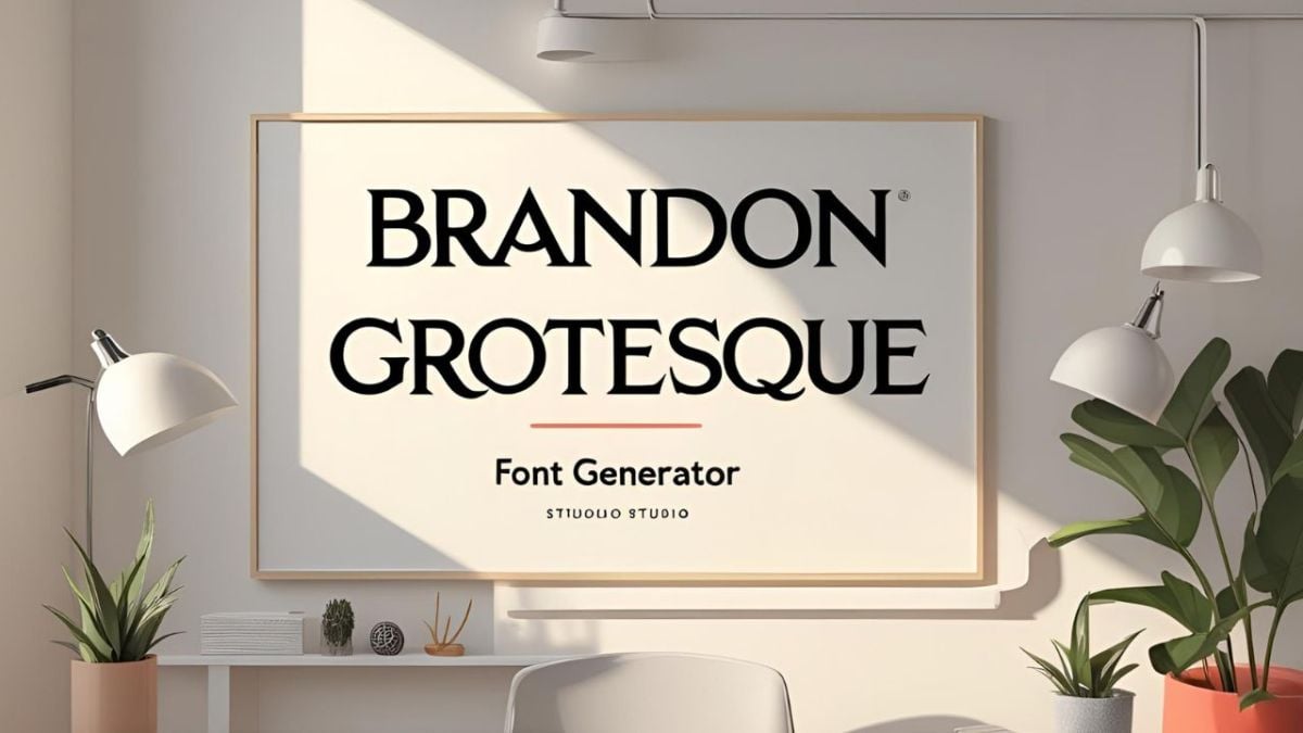 Brandon Grotesque Font Generator