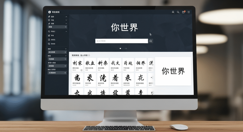 Chinese Font Generator 