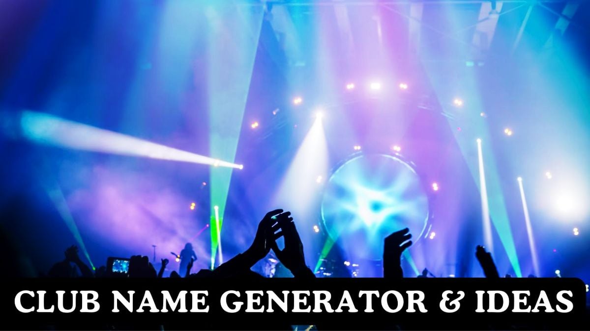 Club Name Generator & Ideas