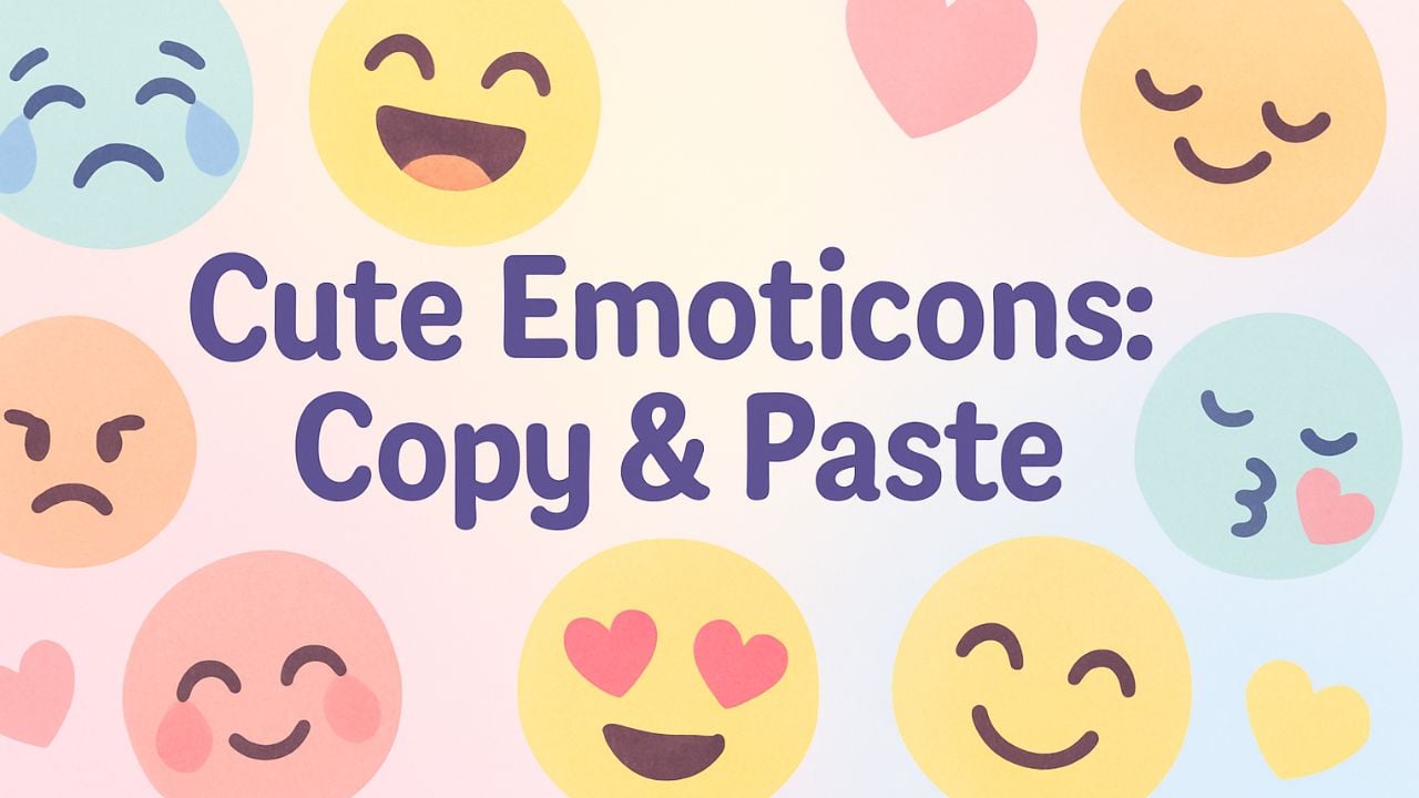 Cute Emoticons
