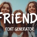 Friends Font Generator