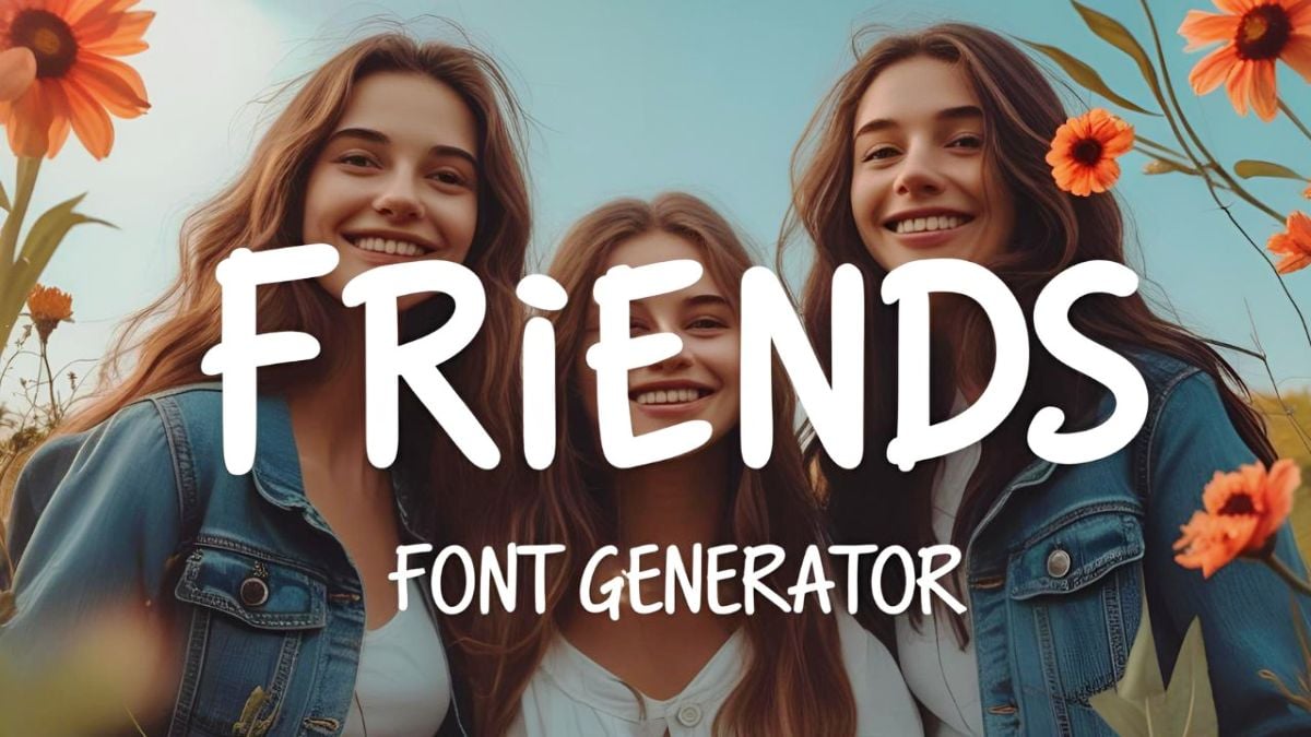Friends Font Generator