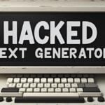 Hacked Text Generator