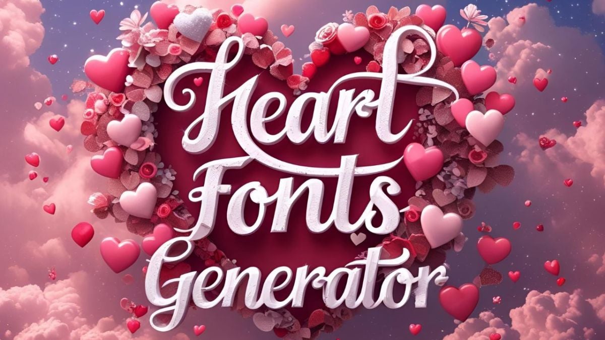 Heart Fonts Generator