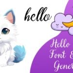 Hello Kitty Font & Text Generator