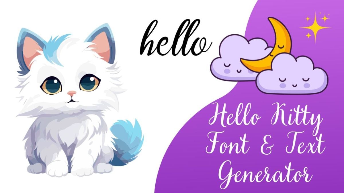 Hello Kitty Font & Text Generator