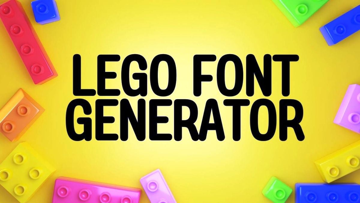 Lego-Font-Generator