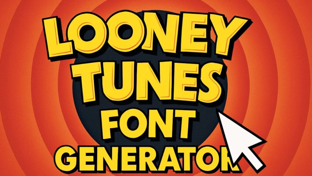 Looney Tunes Font Generator