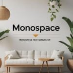 Monospace Text Generator