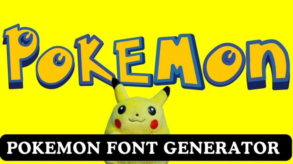 Pokemon Font Generator