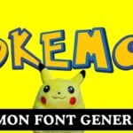 Pokemon Font Generator