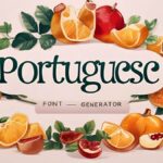 Portuguese Font Generator