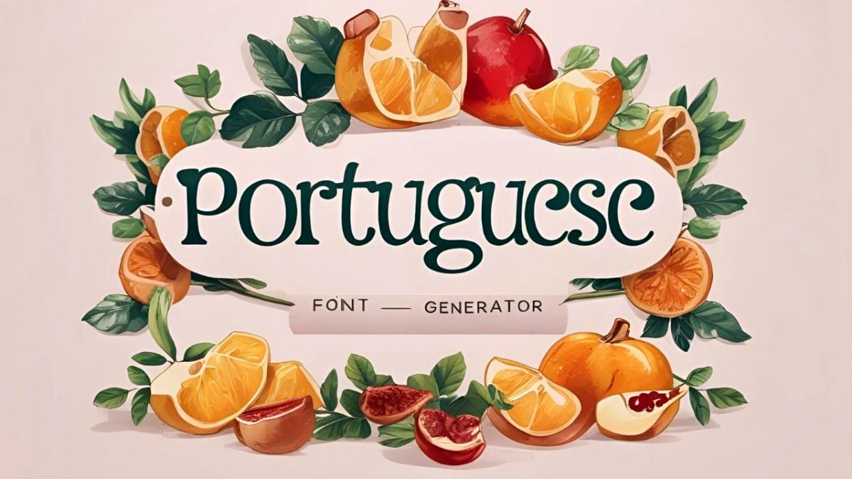 Portuguese Font Generator